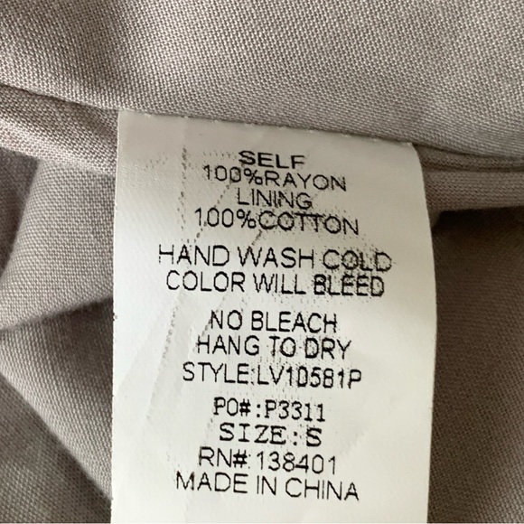 ALTER’D STATE GRAY BOHO LACE BODICE LONG SLEEVE MIDI DRESS. WOMEN’S SIZE SMALL - Picture 9 of 9